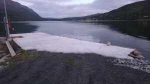 Nytt betongdekke på molo!